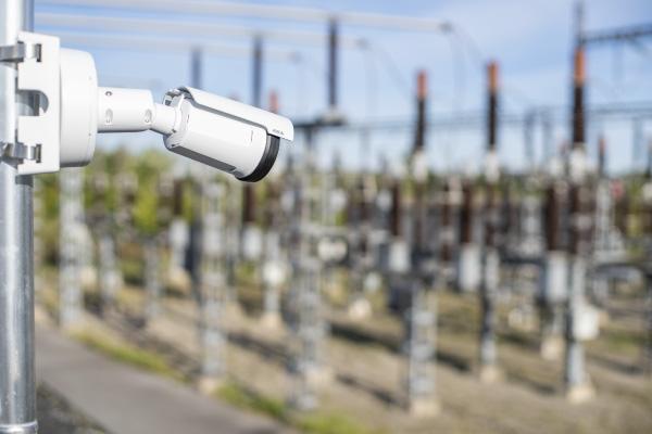 Energy Remote Security Monitoring A Prosegur security camera looking at a clients energy infrastructure