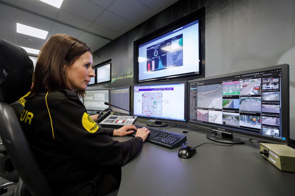 Prosegur remote security agent  A Prosegur remote security agent at the iSOC