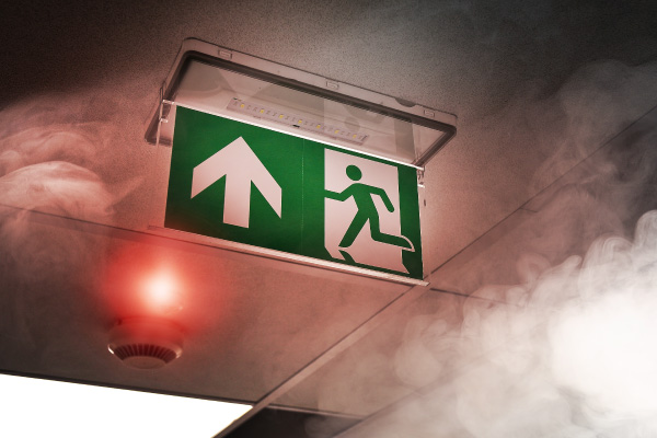Emergency exit sign