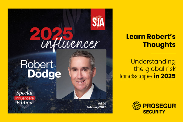 Prosegur's Robert Dodge recognized by Security Journal America as a Special Influencer