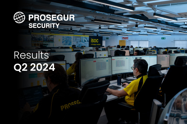 Prosegur increases its sales by 6.9% to reach 2,348 million euros in the first half of 2024